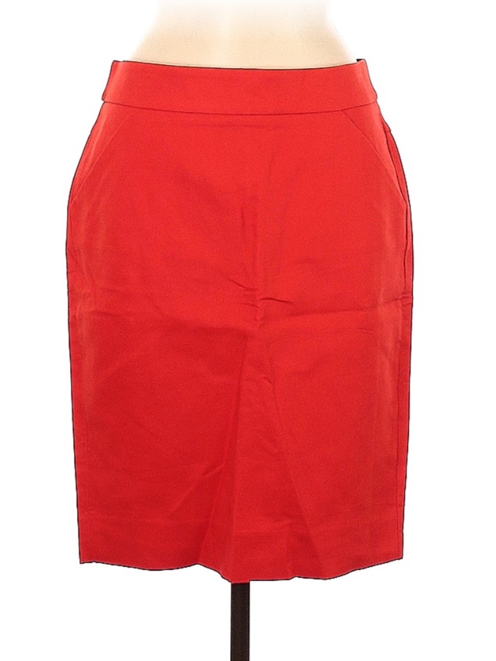 J. Crew Cotton Double-Serge Pencil Skirt with Pockets